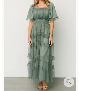 Womens Baltic Born Magdalena Tulle Maxi Dress XL